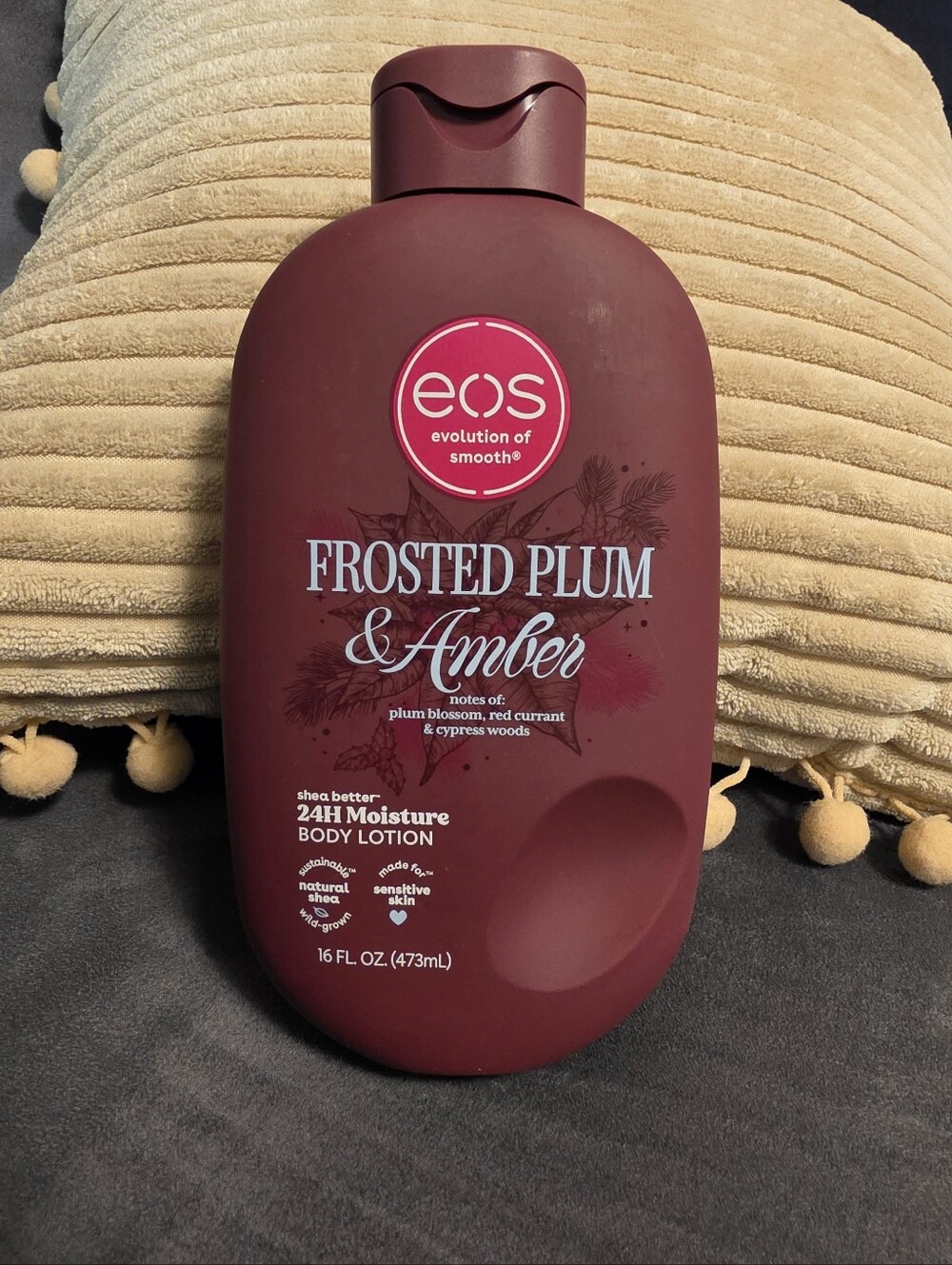 eos Frosted Plum & Amber Body Lotion - Plum Purple